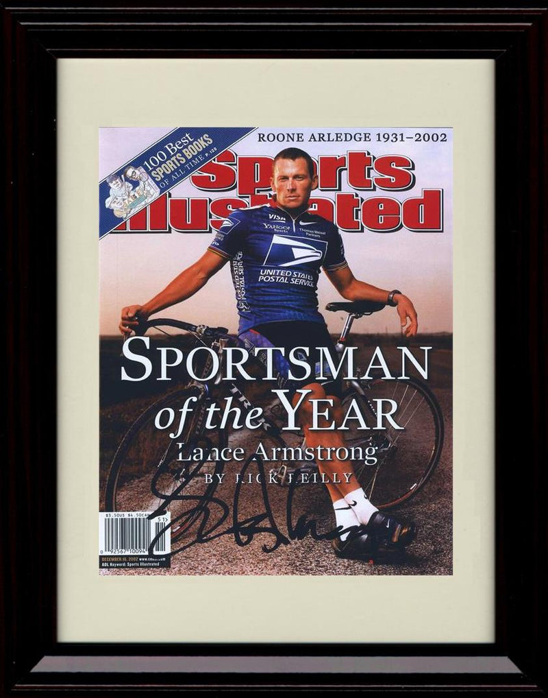 Unframed Lance Armstrong Autograph Promo Print - SoY Unframed Print - Other FSP - Unframed   