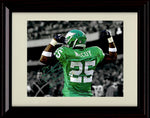 8x10 Framed LeSean McCoy - Philadelphia Eagles Autograph Promo Print - Bicep Pose From Back Framed Print - Pro Football FSP - Framed   