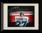 Unframed Leonard Fournette - Jacksonville Jaguars Autograph Promo Print - Stars Stripes Unframed Print - Pro Football FSP - Unframed   