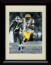 Unframed Leonard Fournette Autograph Promo Print - LSU Tigers- TD Run Unframed Print - College Football FSP - Unframed   