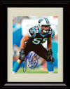 Unframed Luke Kuechly - Carolina Panthers Autograph Promo Print - Hands On Knees Unframed Print - Pro Football FSP - Unframed   