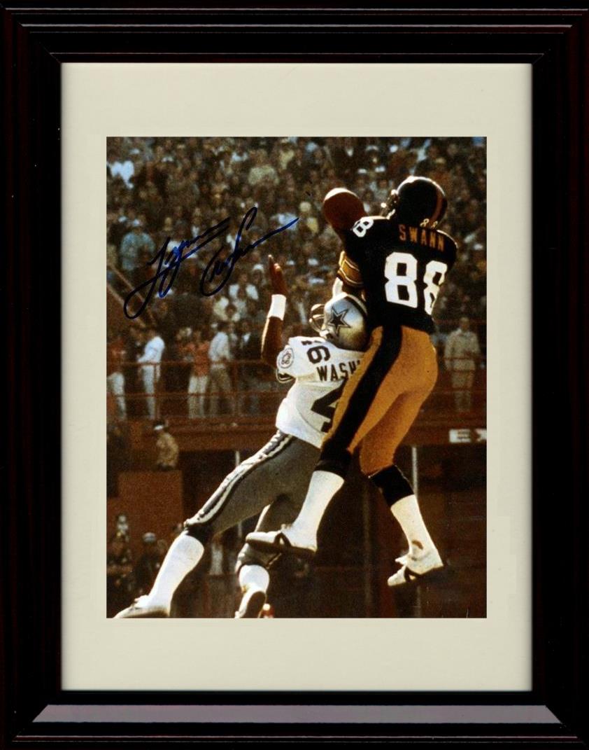 Unframed Lynn Swann - Pittsburgh Steelers Autograph Promo Print - Catch Super Bowl X Unframed Print - Pro Football FSP - Unframed   