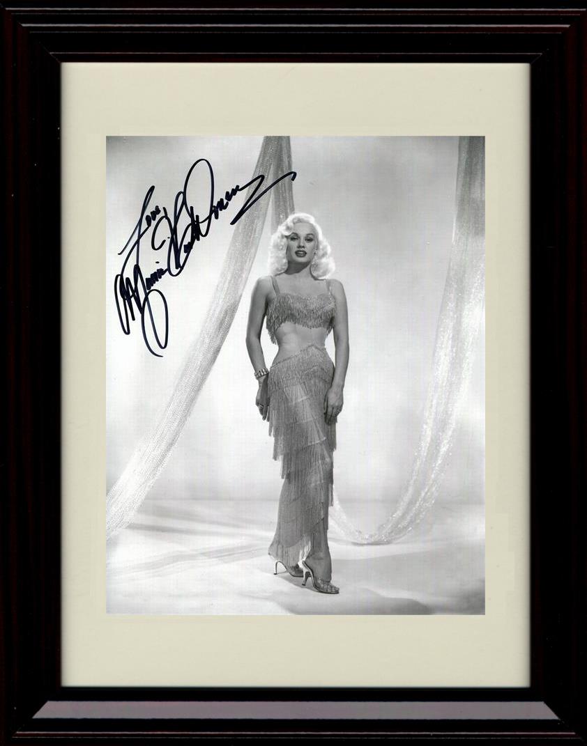 Unframed Mamie Van Doren Autograph Promo Print - Black and White Unframed Print - Movies FSP - Unframed   