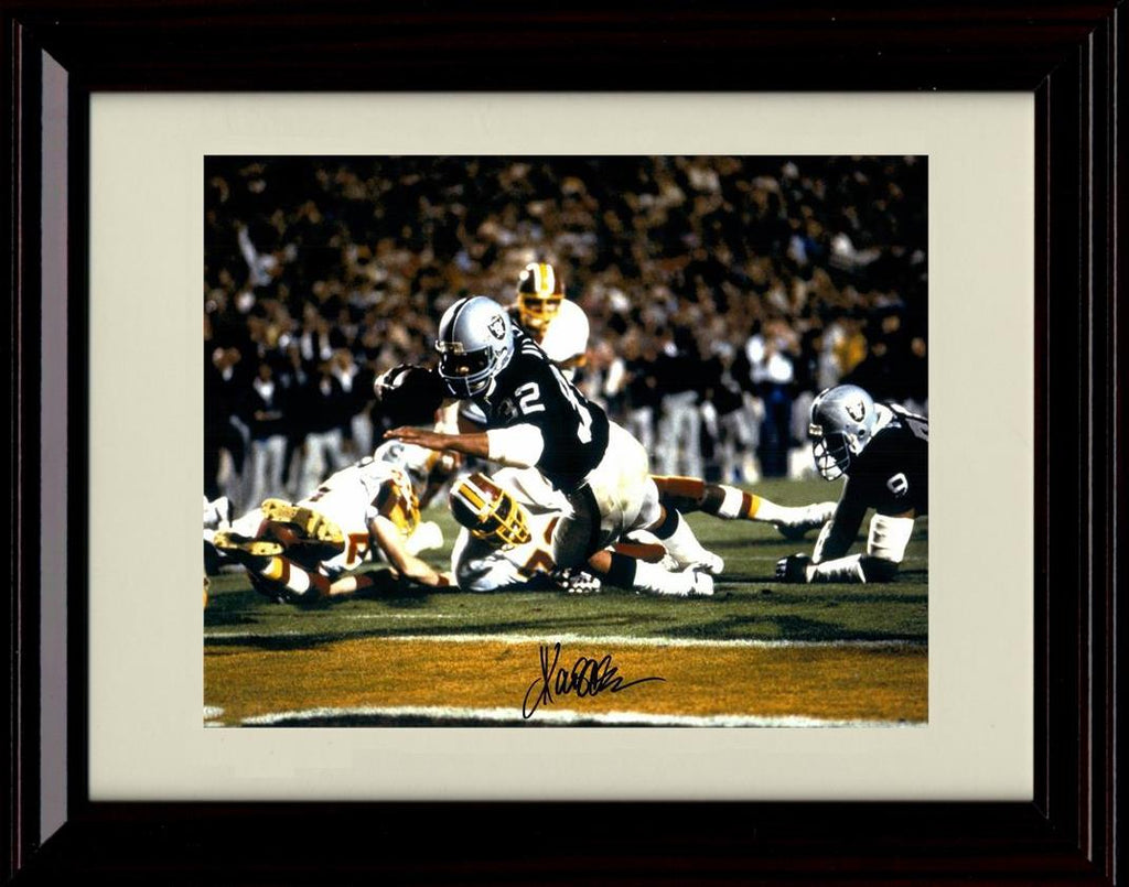 Unframed Marcus Allen - Oakland Raiders Autograph Promo Print - Diving Unframed Print - Pro Football FSP - Unframed   