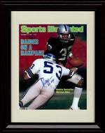 Unframed Marcus Allen - Oakland Raiders Autograph Promo Print - Sports Illustrated  Cover Rookie Year Unframed Print - Pro Football FSP - Unframed   