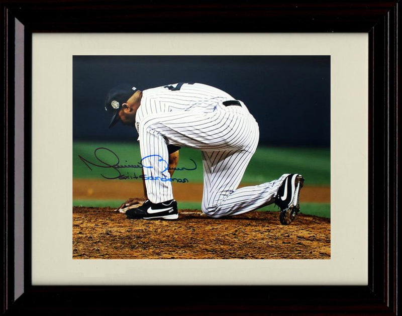 Unframed Mariano Rivera - FINALGAME - New York Yankees Autograph Replica Print Unframed Print - Baseball FSP - Unframed   