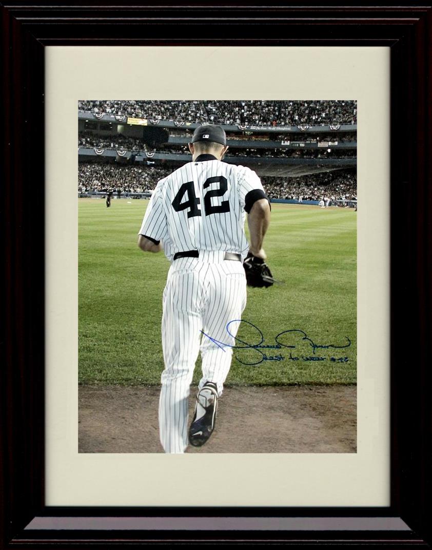 Unframed Mariano Rivera - Running Onto The Field - New York Yankees Autograph Replica Print Unframed Print - Baseball FSP - Unframed   