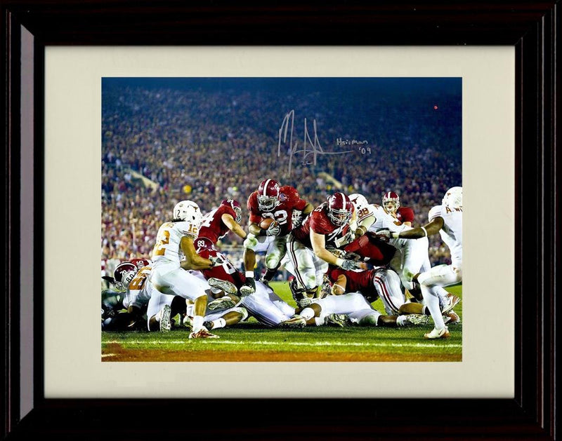 Framed 8x10 Mark Ingram Autograph Promo Print - Alabama Crimson Tide- Heisman 2009 Framed Print - College Football FSP - Framed   