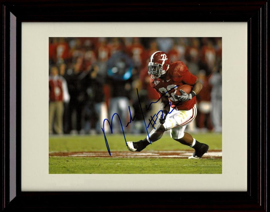 Framed 8x10 Mark Ingram Autograph Promo Print - Alabama Crimson Tide- Making Move Framed Print - College Football FSP - Framed   