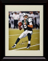 8x10 Framed Mark Sanchez - New York Jets Autograph Promo Print - Mid Pass Framed Print - Pro Football FSP - Framed   