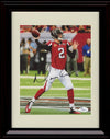 8x10 Framed Matt Ryan - Atlanta Falcons Autograph Promo Print - Passing Framed Print - Pro Football FSP - Framed   