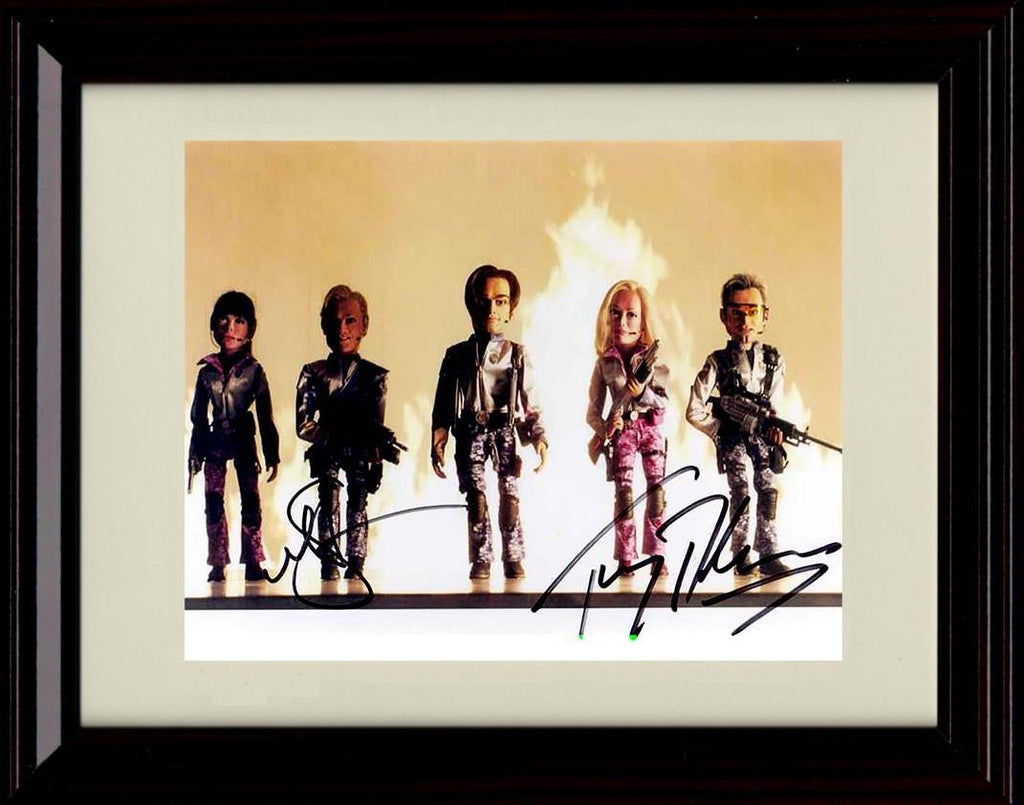 8x10 Framed Matt Stone And Trey  Parker Autograph Promo Print - Team America Framed Print - Movies FSP - Framed   