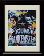 8x10 Framed Mel Brooks and Teri Garr Autograph Promo Print - Young Frankenstein Framed Print - Movies FSP - Framed   