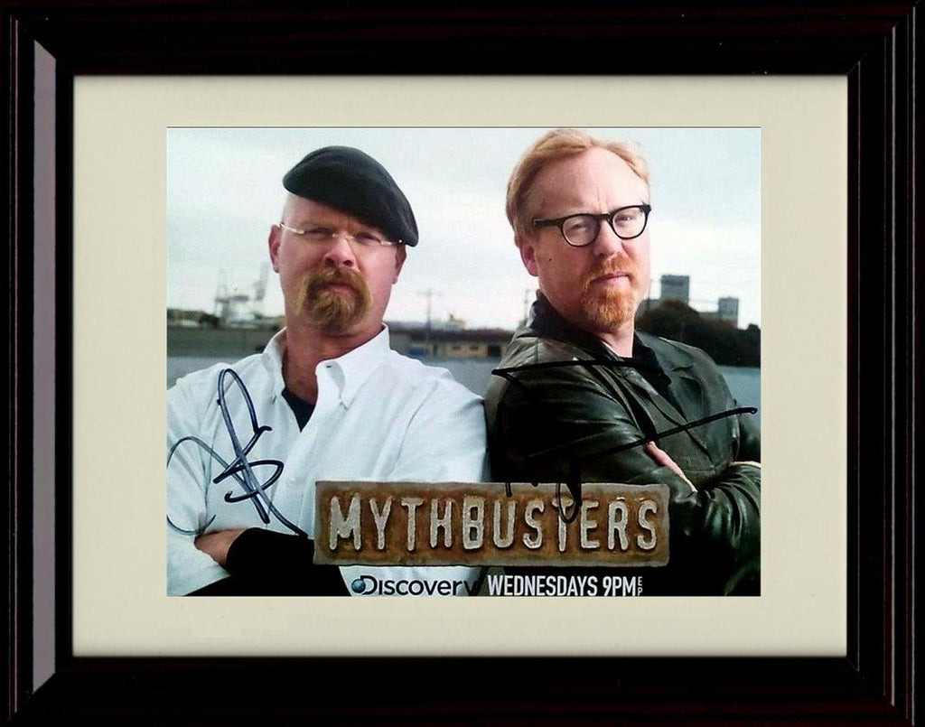 8x10 Framed MythBusters Autograph Promo Print - Landscape Framed Print - Television FSP - Framed   