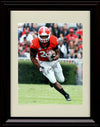 Framed 8x10 Nick Chubb Autograph Promo Print - Georgia Football- Running Framed Print - College Football FSP - Framed   