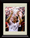 Framed 8x10 Nick Saban Autograph Promo Print - Alabama Crimson Tide- Championship Trophy Framed Print - College Football FSP - Framed   