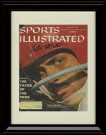 8x10 Framed Ollie Matson - Chicago Cardinals Autograph Promo Print - 1957 Sports Illustrated Cover Signed Framed Print - Pro Football FSP - Framed   