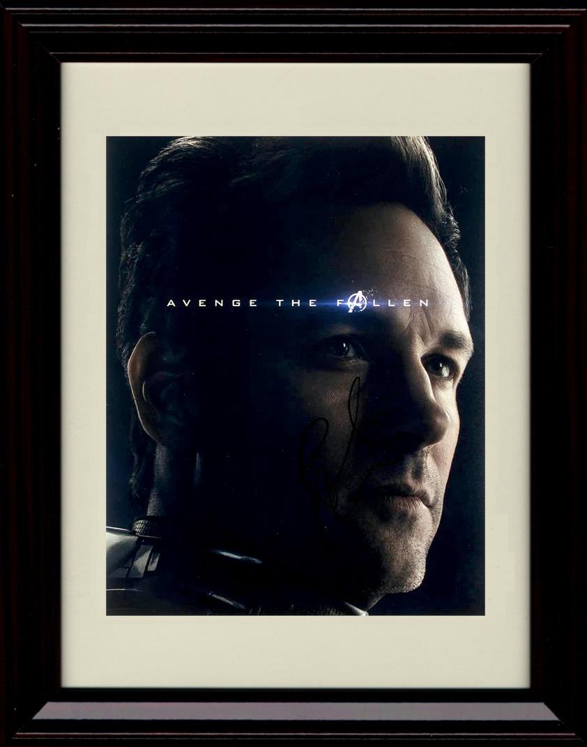 8x10 Framed Paul Rudd Autograph Promo Print - Ant Man - Avenge The Fallen Framed Print - Movies FSP - Framed   