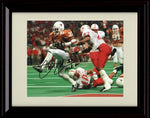 Framed 8x10 Priest Holmes Autograph Promo Print - Texas Longhorns- TD Run Framed Print - College Football FSP - Framed   