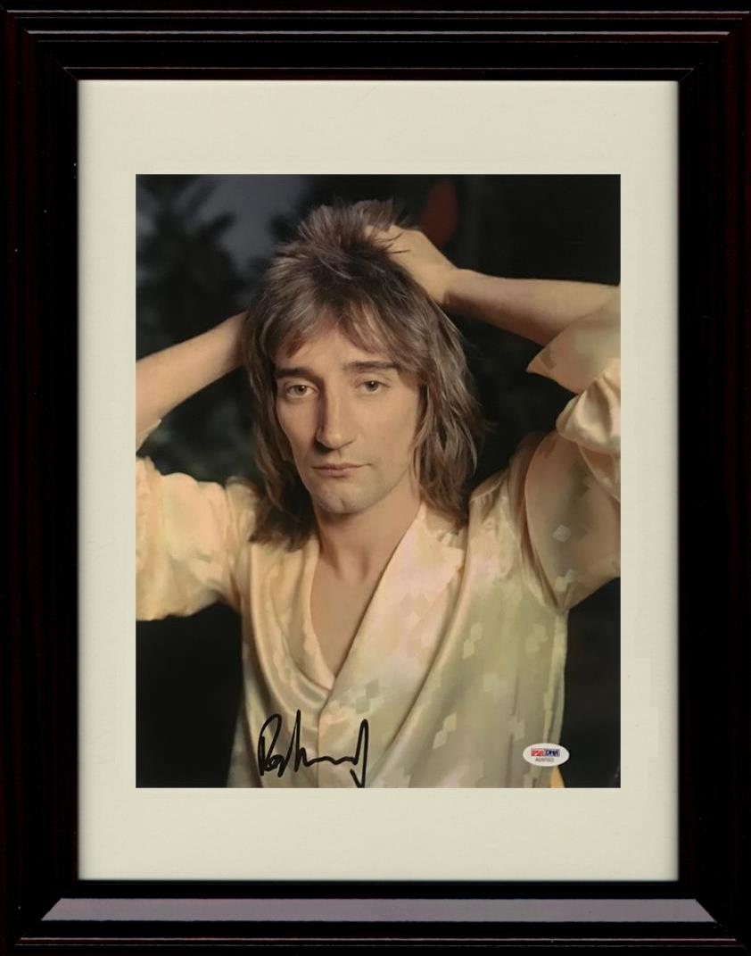 Unframed Rod Stewart Autograph Promo Print - Hands on Head Unframed Print - Music FSP - Unframed   