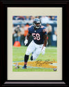 8x10 Framed Roquan Smith - Chicago Bears Autograph Promo Print - Running Framed Print - Pro Football FSP - Framed   