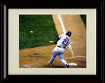 Unframed Sammy Sosa - Hit With Ball Flying - Chicago Cubs Autograph Replica Print Unframed Print - Baseball FSP - Unframed   