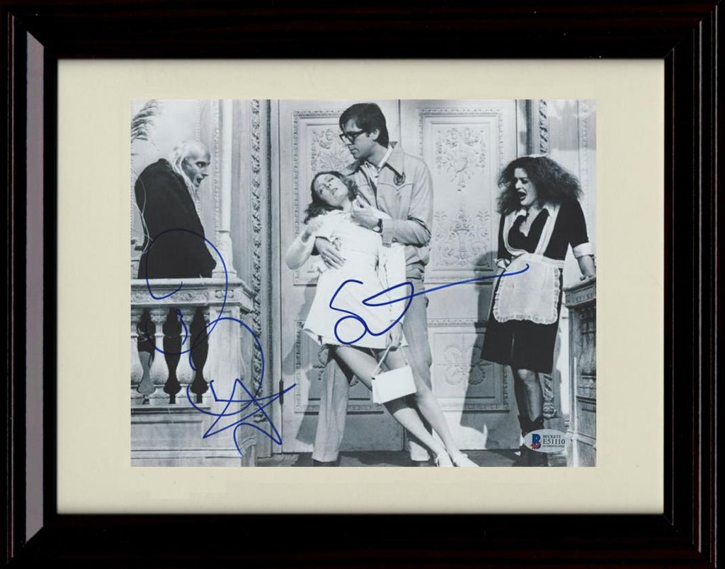 8x10 Framed Susan Sarandon and Barry Bostwick Autograph Promo Print - Rocky Horror Picture Show Framed Print - Movies FSP - Framed   