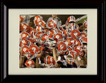 Framed 8x10 Team Photo Helmets Autograph Promo Print - Clemson- Landscape Framed Print - College Football FSP - Framed   