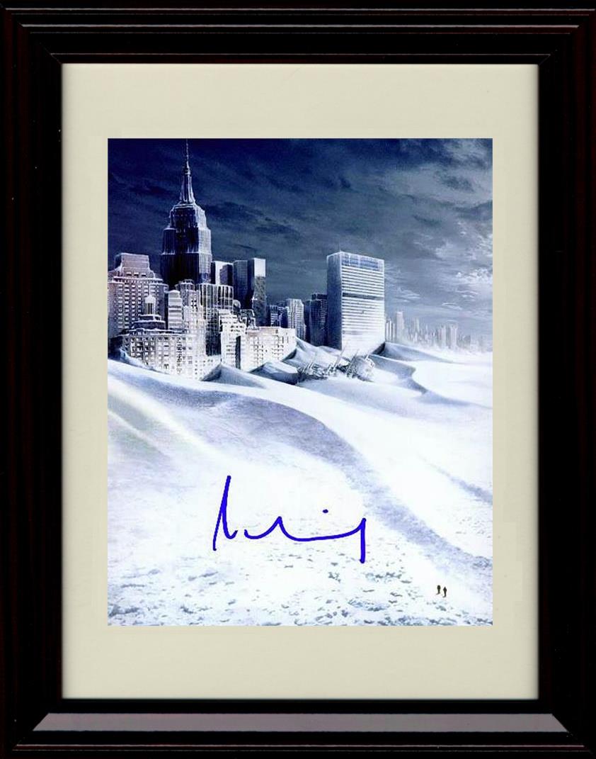 8x10 Framed The Day After Tomorrow Autograph Promo Print - Roland Emmerich Signed Framed Print - Movies FSP - Framed   