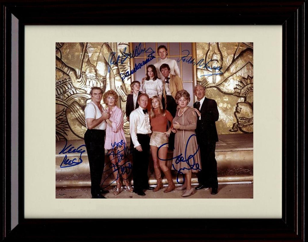 8x10 Framed The Poseidon Adventure Autograph Promo Print - 1972 Cast Picture Framed Print - Movies FSP - Framed   