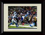 Unframed Todd Gurley - Los Angeles Rams Autograph Promo Print - Diving With The Ball Unframed Print - Pro Football FSP - Unframed   