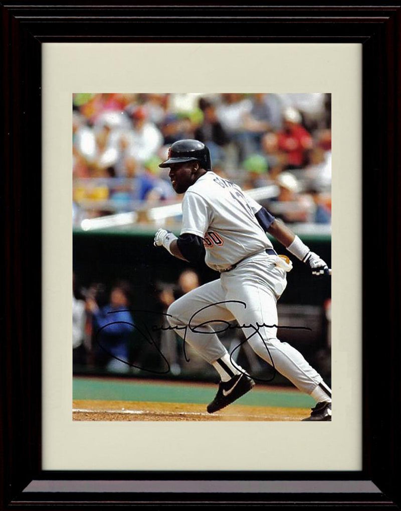 Unframed Tony Gwynn - Running - San Diego Padres Autograph Replica Print Unframed Print - Baseball FSP - Unframed   