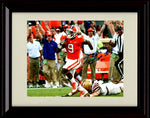 Unframed Travis Etienne Autograph Promo Print - Clemson- Running The Ball Unframed Print - College Football FSP - Unframed   