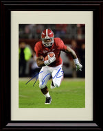 Unframed Trent Richardson Autograph Promo Print - Alabama Crimson Tide- Running Ahead Unframed Print - College Football FSP - Unframed   