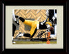 Unframed Troy Polamalu - Pittsburgh Steelers Autograph Promo Print - Diving Touchdown Steeler For Life Unframed Print - Pro Football FSP - Unframed   