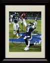 Unframed Troy Vincent - Philadelphia Eagles Autograph Promo Print - Arms Raised In Endzone Unframed Print - Pro Football FSP - Unframed   