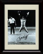 Unframed Tug McGraw - Celebration Jump - Philadelphia Phillies Autograph Replica Print Unframed Print - Baseball FSP - Unframed   