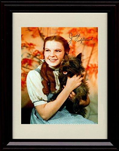 8x10 Framed Dorothy and Toto Autograph Promo Print - Wizard of Oz - Judy Garland Framed Print - Movies FSP - Framed   