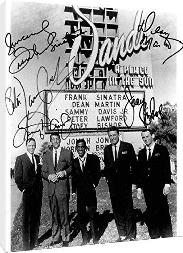 Acrylic Wall Art:   Rat Pack Autograph Print Acrylic - Music FSP - Acrylic   