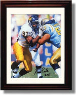 Framed 8x10 Andre Carter Autograph Promo Print - Cal Golden Bears Framed Print - College Football FSP - Framed   