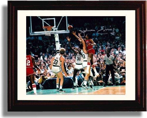 Unframed Julius Erving Autograph Promo Print - Philadelphia 76ers Unframed Print - Pro Basketball FSP - Unframed   