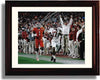 Framed 8x10 Kenyan Drake Sideline Run Framed 8x10 Autograph Promo Print - Game Winner! Framed Print - College Football FSP - Framed   