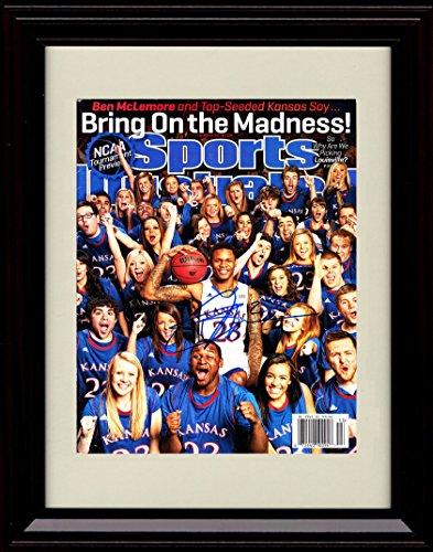 Framed 8x10 Kansas Jayhawks SI Autograph Promo Print - Ben McLemore Framed Print - College Basketball FSP - Framed   