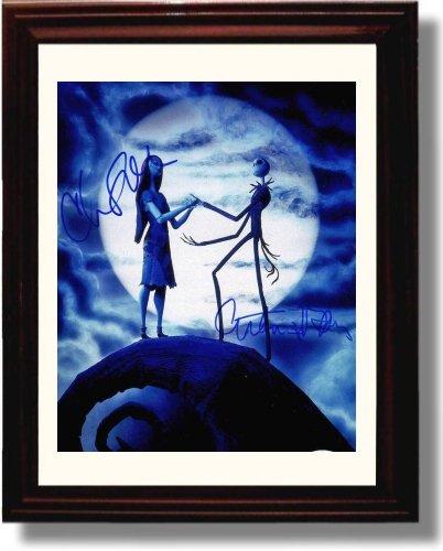 Unframed Cast of Nightmare Before Christmas Autograph Promo Print - Nightmare Before Christmas Unframed Print - Movies FSP - Unframed   