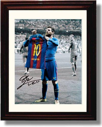 Unframed Lionel Messi Autograph Promo Print - #10 Jersey - Spanish Club Barcelona Unframed Print - Soccer FSP - Unframed   