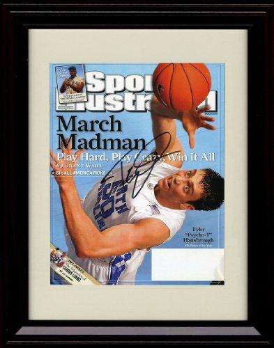 Unframed Tyler Hansbrough SI Autograph Promo Print - North Carolina Tarheels - Unframed Print - College Basketball FSP - Unframed   