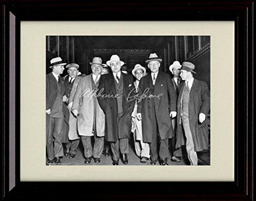 Unframed Al Capone Autograph Promo Print - Scarface Unframed Print - History FSP - Unframed   