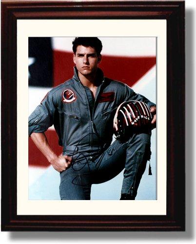 Unframed Tom Cruise Autograph Promo Print - Top Gun Unframed Print - Movies FSP - Unframed   