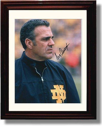 Framed 8x10 Notre Dame Ara Parseghian "the Coach" Autograph Promo Print Framed Print - College Football FSP - Framed   