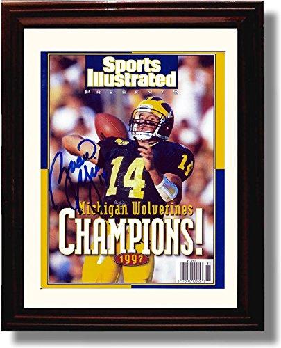 Unframed Michigan Wolverines - Brian Griese 1997 National Champions SI Autograph Unframed Print - College Football FSP - Unframed   